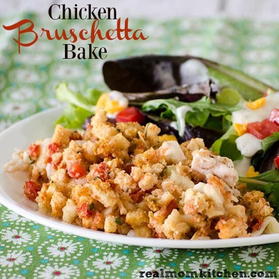 Chicken Bruschetta Bake