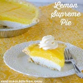 Lemon Supreme Pie | realmomkitchen.com