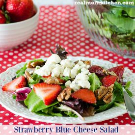 Strawberry Blue Cheese Salad | realmomkitchen.com