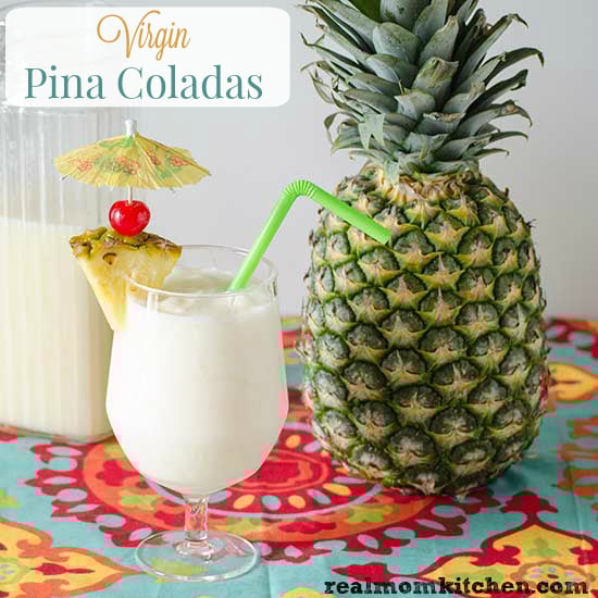Virgin Pina Coladas | realmomkitchen.com