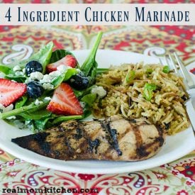 4 Ingredient Chicken Marinade | realmomkitchen.com