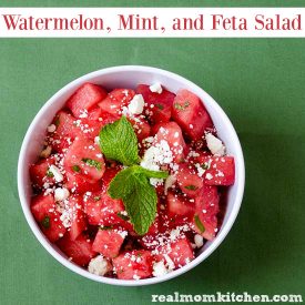 Watermelon Mint and Feta Salad | realmomkitchen.com