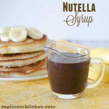 Nutella Syrup | realmomkitchen.com