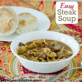Easy Steak Soup | realmomkitchen.com