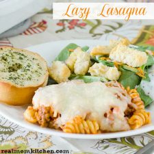 Lazy Lasagna | realmomkitchen.com