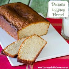 Banana Eggnog Bread | realmomkitchen.com