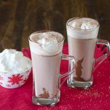 Black Bottom Hot Chocolate | realmomkitchen.com