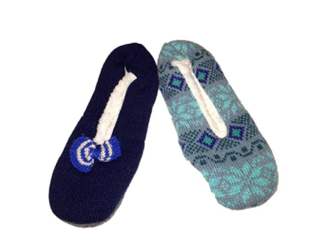 K Bell Sherpa Lined Slipper Socks | realmomkitchen.com