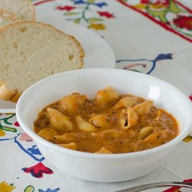 Beefy Tomato Soup | realmomkitchen.com
