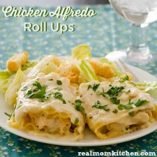Chicken Alfredo Roll Ups | realmomkitchen.com
