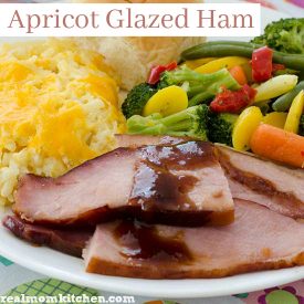 Apricot Glazed Ham | realmomkitchen.com