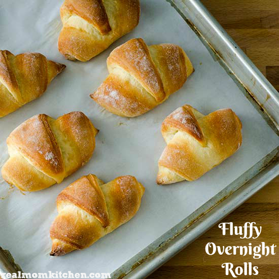 Fluffy Overnight Rolls