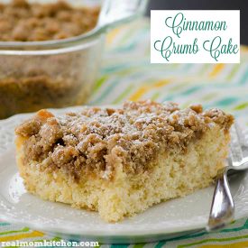 Cinnamon Crumb Cake | realmomkitchen.com