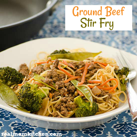 Ground Beef Stir Fry | realmomkitchen.com