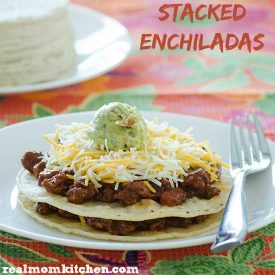 Stacked Enchiladas | realmomkitchen.com