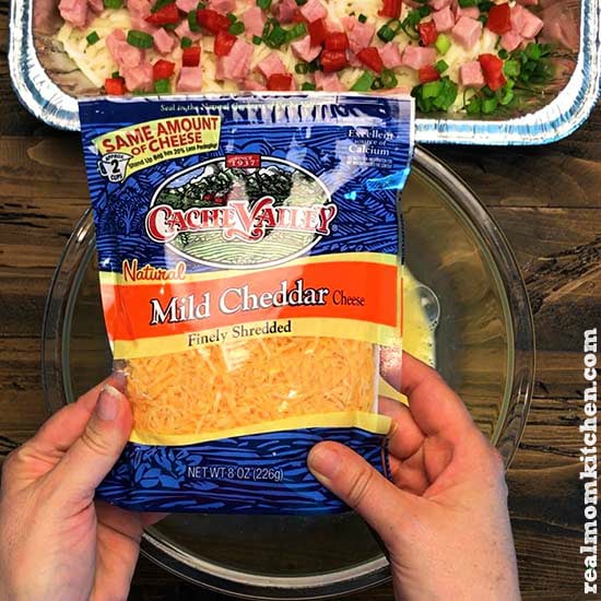 Cache Valley Cheese Grilled Breakfast Bake | realmomkitchen.com