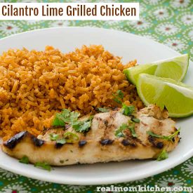 Cilantro Lime Grilled Chicken | realmomkitchen.com