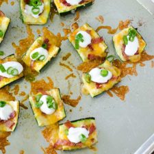 Loaded Zucchini Skins | realmomkitchen.com