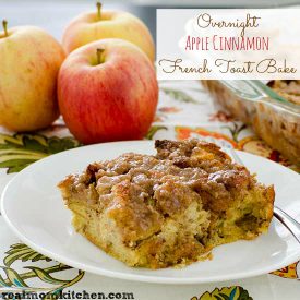 Overnight Apple Cinnamon French Toast Bake | realmomkitchen.com