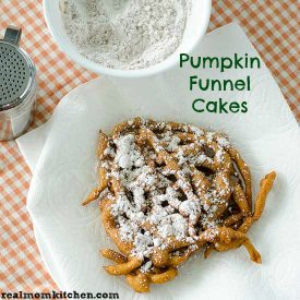 Pumpkin Funnel Cakes | realmomkitchen.com