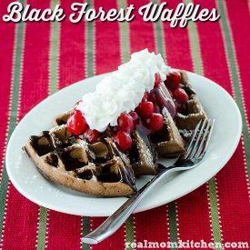 Black Forest Waffles | realmomkitchen.com