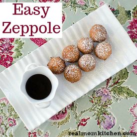 Easy Zeppole | realmomkitchen.com