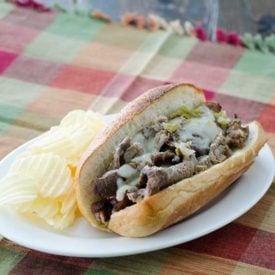 Instant Pot Cheesesteak Sandwiches | realmomkitchen.com