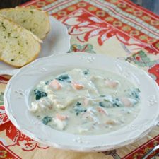 One Pot White Chicken Lasagna Soup | realmomkitchen.com