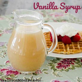 Vanilla Syrup | realmomkitchen.com