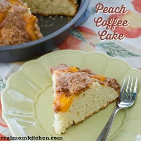 Peach Coffee Cake | realmomkitchen.com