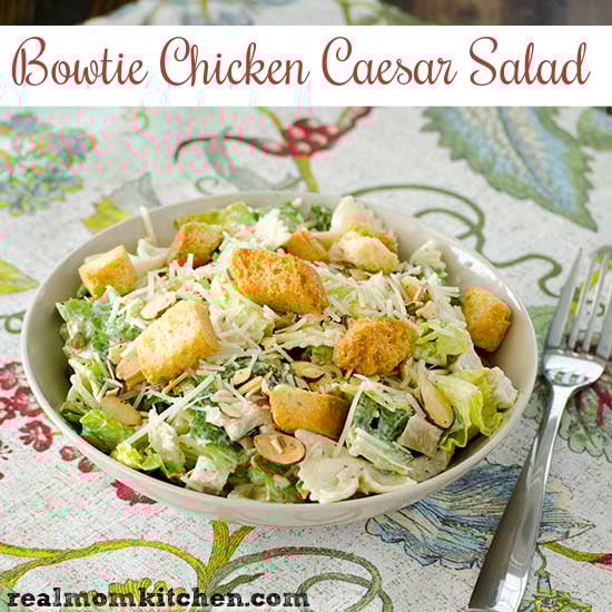 Bowtie Chicken Caesar Salad