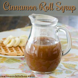 Cinnamon Roll Syrup | realmomkitchen.com
