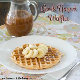 Greek Yogurt Waffles | realmomkitchen.com