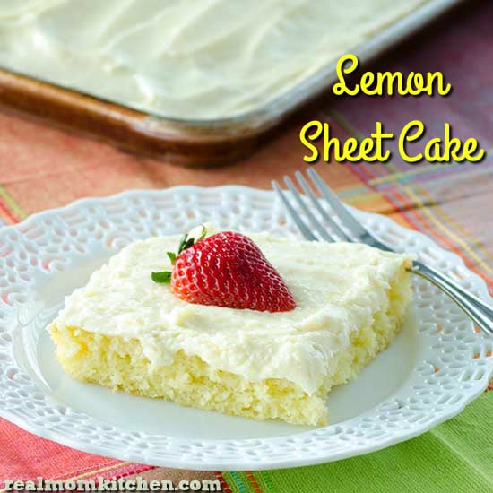 Lemon Sheet Cake