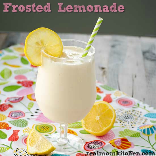Frosted Lemonade - Chick-fil-a Copy Cat | realmomkitchen.com