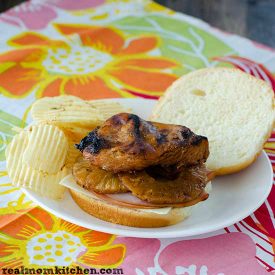 Big Kahuna Chicken Teriyaki Sandwiches | realmomkitchen.com