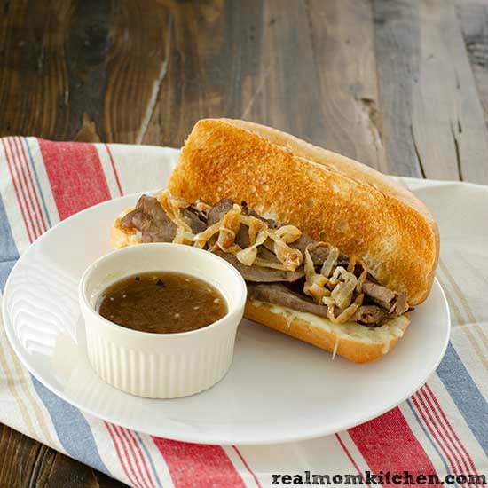 Skillet French Dip Sandwiches