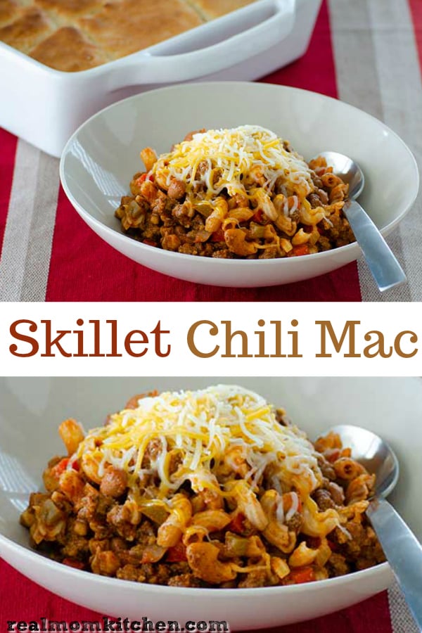 Skillet Chili Mac | realmomkitchen.com