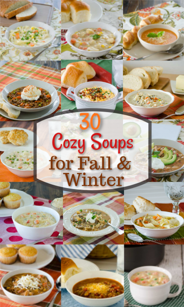 30 Cozy Soups for Fall and Winter | realmomkitchen.com
