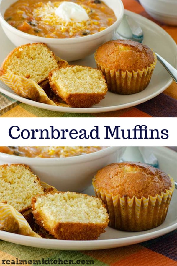 Cornbread Muffins | realmomkitchen.com