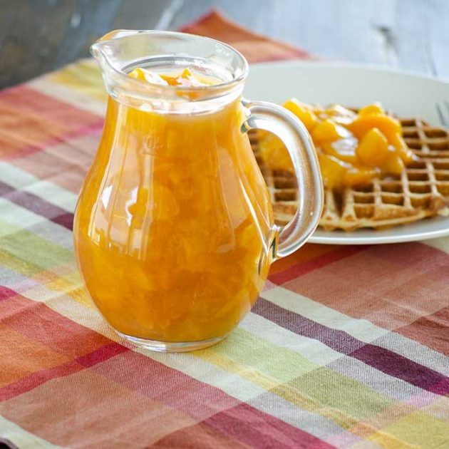 Easy Peach Topping | realmomkitchen.com