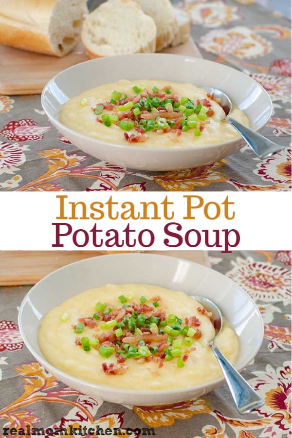 Instant Pot Potato Soup | realmomkitchen.com