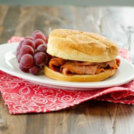 Pittsburgh Barbecue Ham Sandwiches | realmomkitchen.com