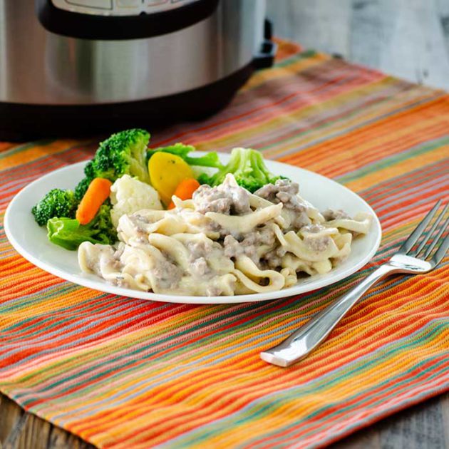 Instant Pot Beef Stroganoff | realmomkitchen.com