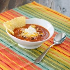 Easy Chicken Enchilada Soup | realmomkitchen.com