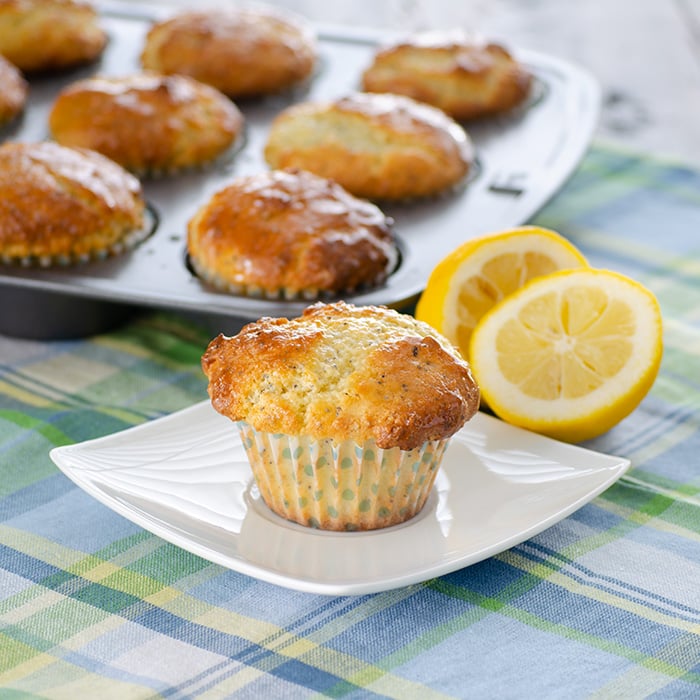 Lemon Poppy Seed Muffins - Real Mom Kitchen - Breads