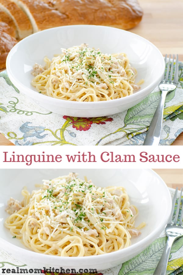Linguine with Clam Sauce | realmomkitchen.com