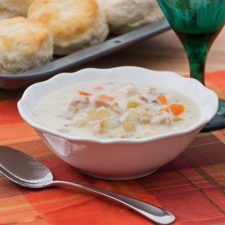 Creamy Turkey and Wild Rice Soup | realmomkitchen.com