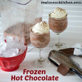 Frozen Hot Chocolate | realmomkitchen.com