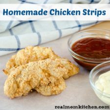 Homemade Chicken Strips | realmomkitchen.com
